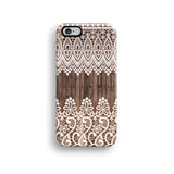 Lace wood iPhone 12 case S679 - Decouart