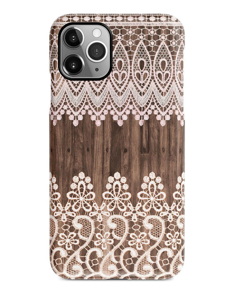 Lace wood iPhone 12 case S679 - Decouart