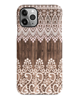 Lace wood iPhone 12 case S679 - Decouart