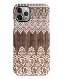 Lace wood iPhone 17 case S679