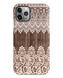 Lace wood iPhone 12 case S679 - Decouart