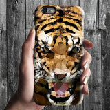 Geometric tiger iPhone 12 case S696 - Decouart