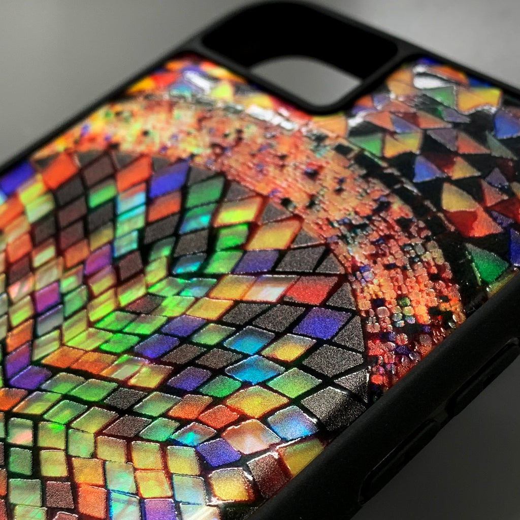 Natural shell Turkish mosaic iPhone case - Decouart