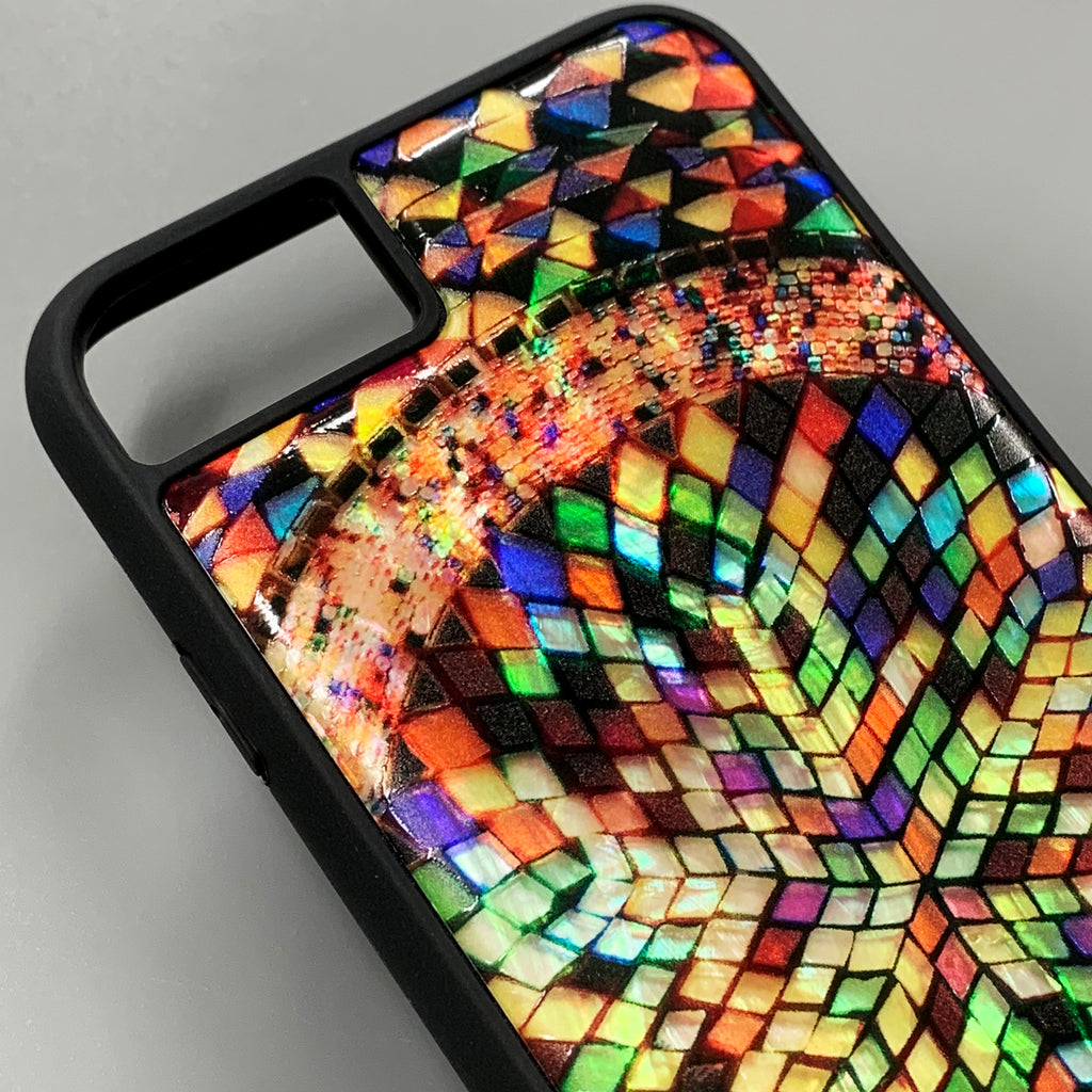 Natural shell Turkish mosaic iPhone case - Decouart
