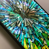 Natural shell stained glass style iPhone case - Decouart