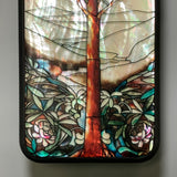 Natural shell stained glass style tree of life iPhone case - Decouart