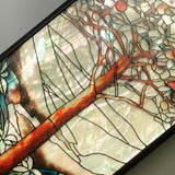 Natural shell stained glass style tree of life iPhone case - Decouart
