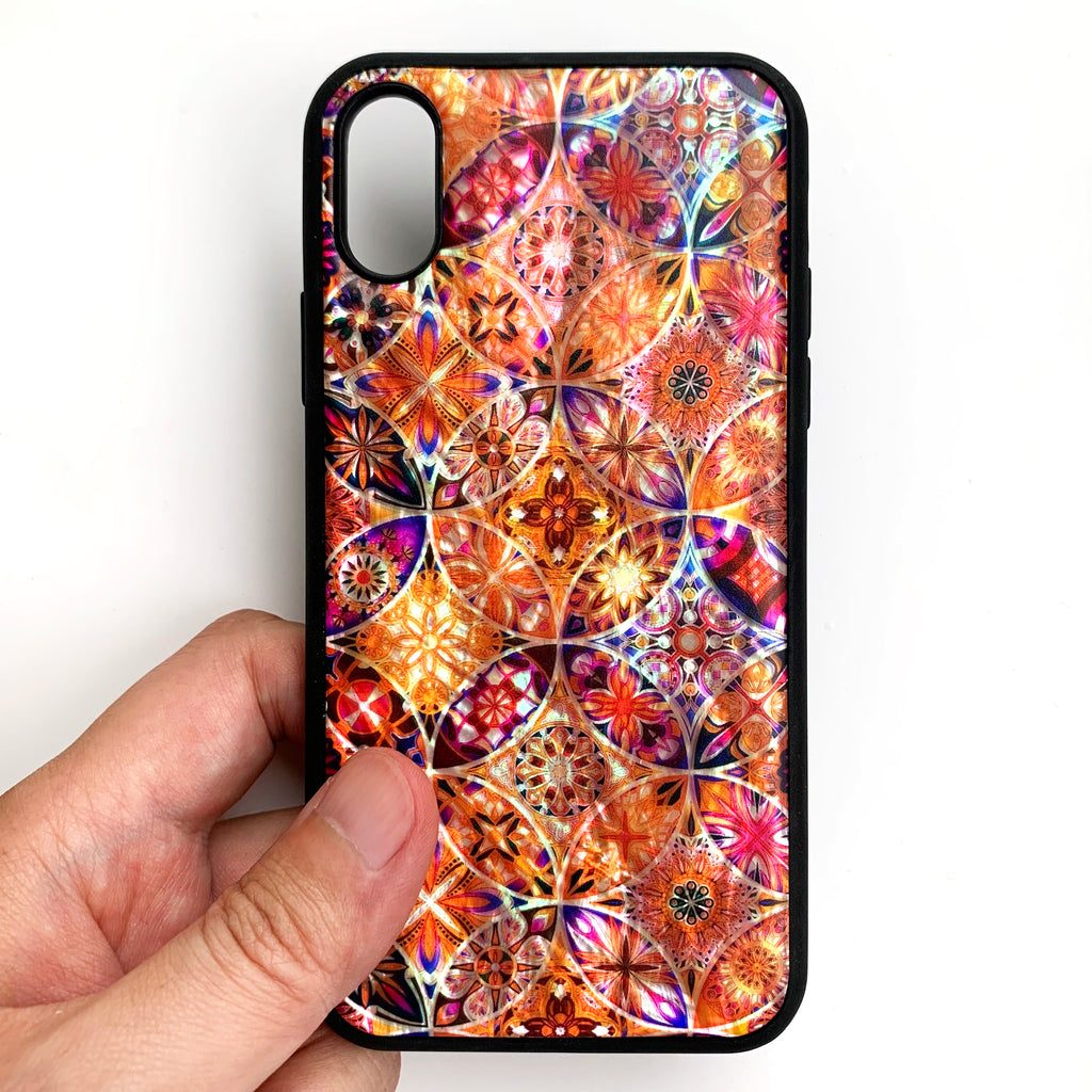 Natural shell floral iPhone case - Decouart