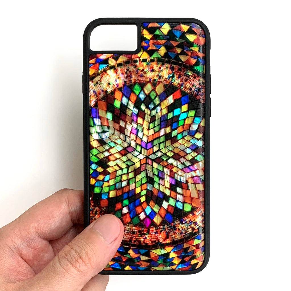 Natural shell Turkish mosaic iPhone case - Decouart