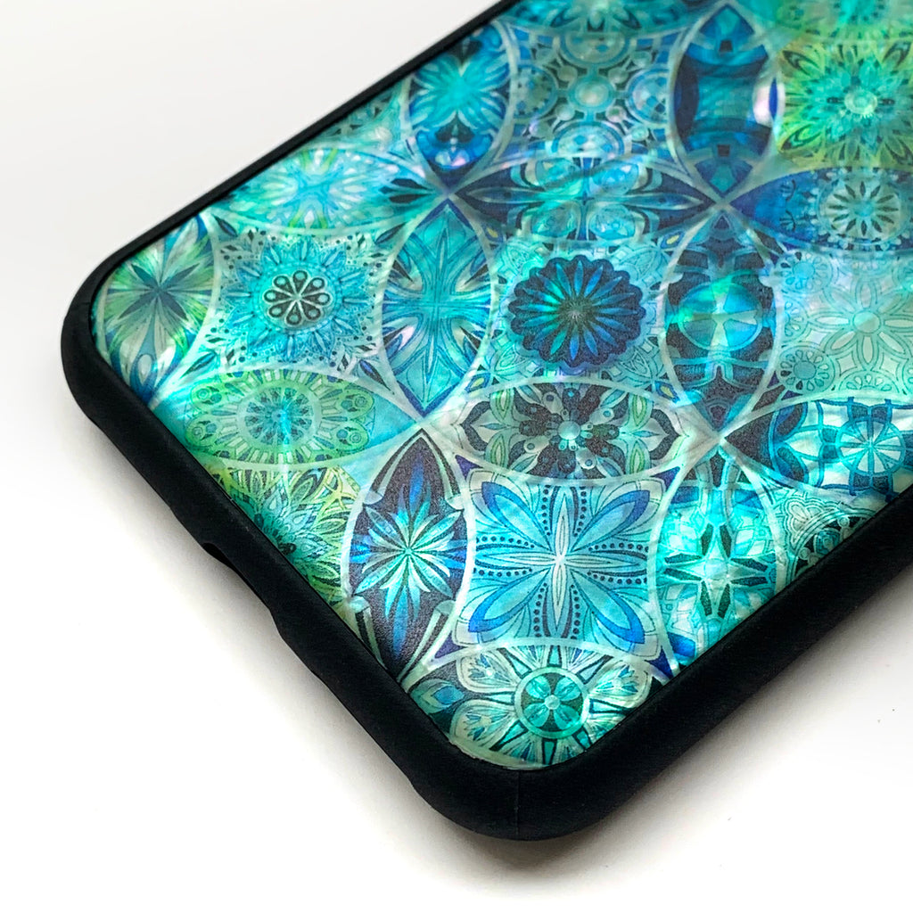 Natural shell floral iPhone case - Decouart