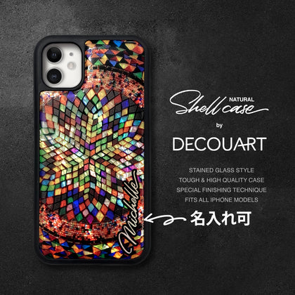 Natural shell Turkish mosaic iPhone case - Decouart
