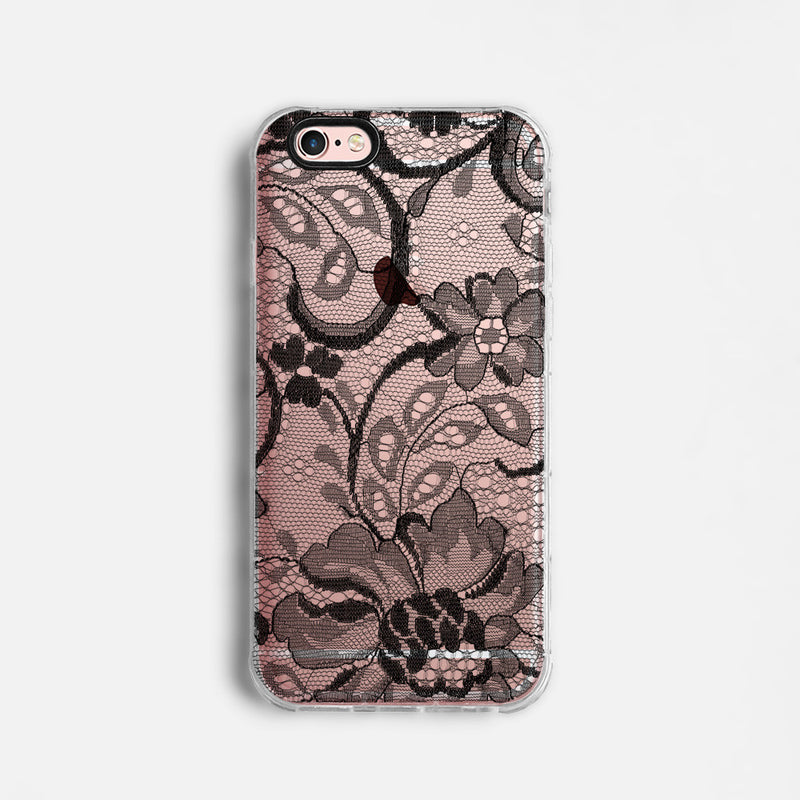 Lace clear printed iPhone 11 case C001 - Decouart