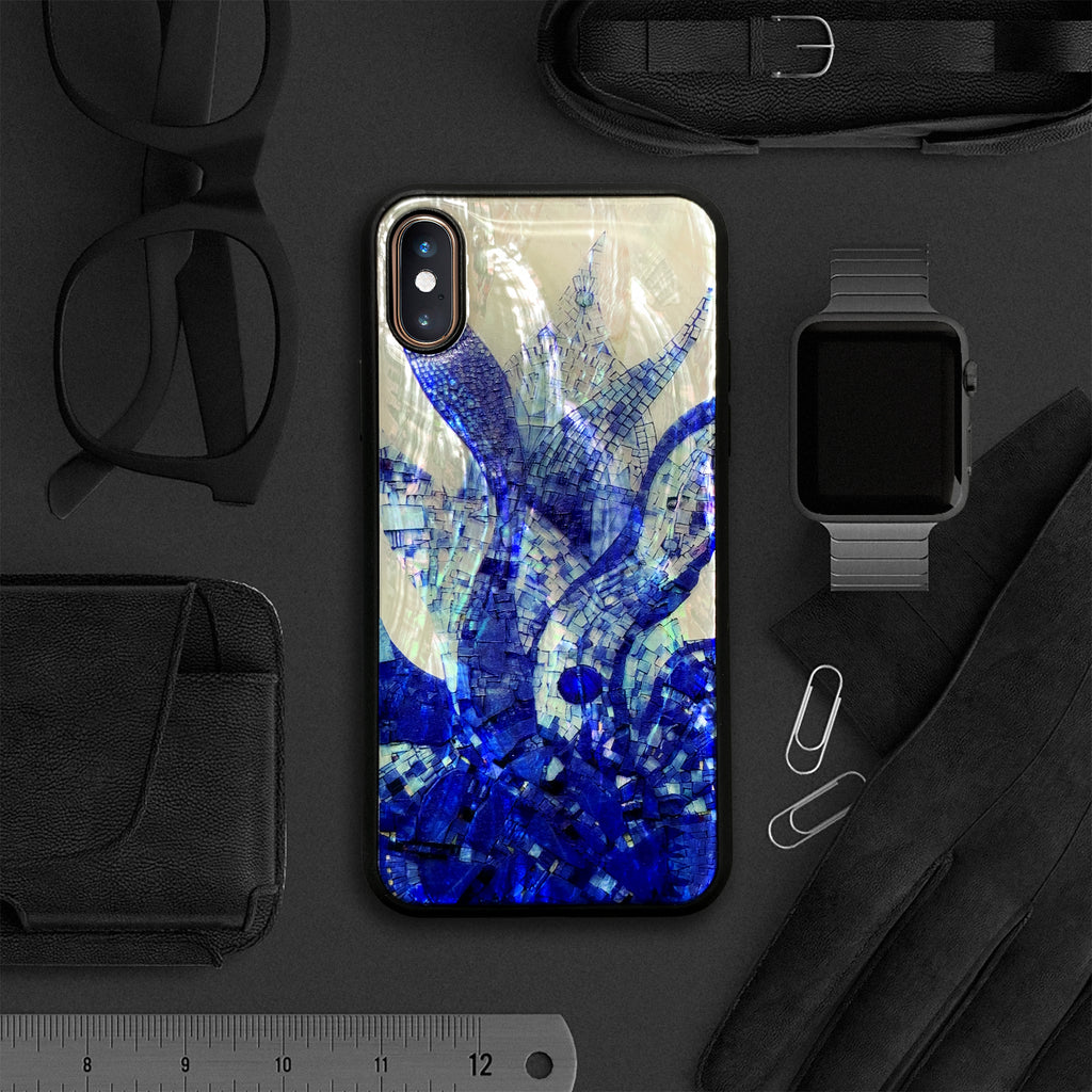 Natural shell whale iPhone case