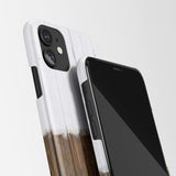 White wood iPhone case