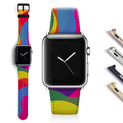 Abstract Designer Apple watch band S019 - Decouart
