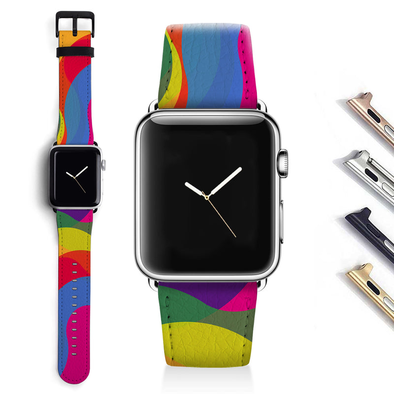 Abstract Designer Apple watch band S019 - Decouart