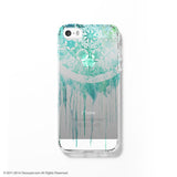 Mint dream catcher clear printed iPhone 11 case S034 - Decouart