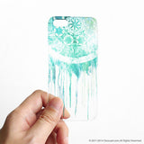 Mint dream catcher clear printed iPhone 11 case S034 - Decouart