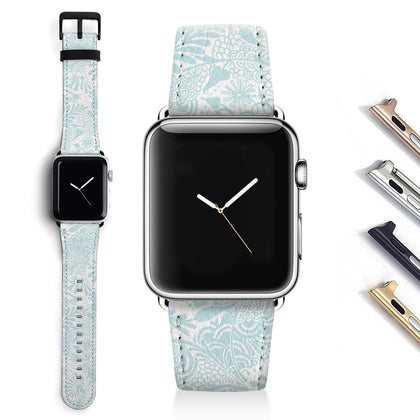 Floral Designer Apple watch band S036 - Decouart