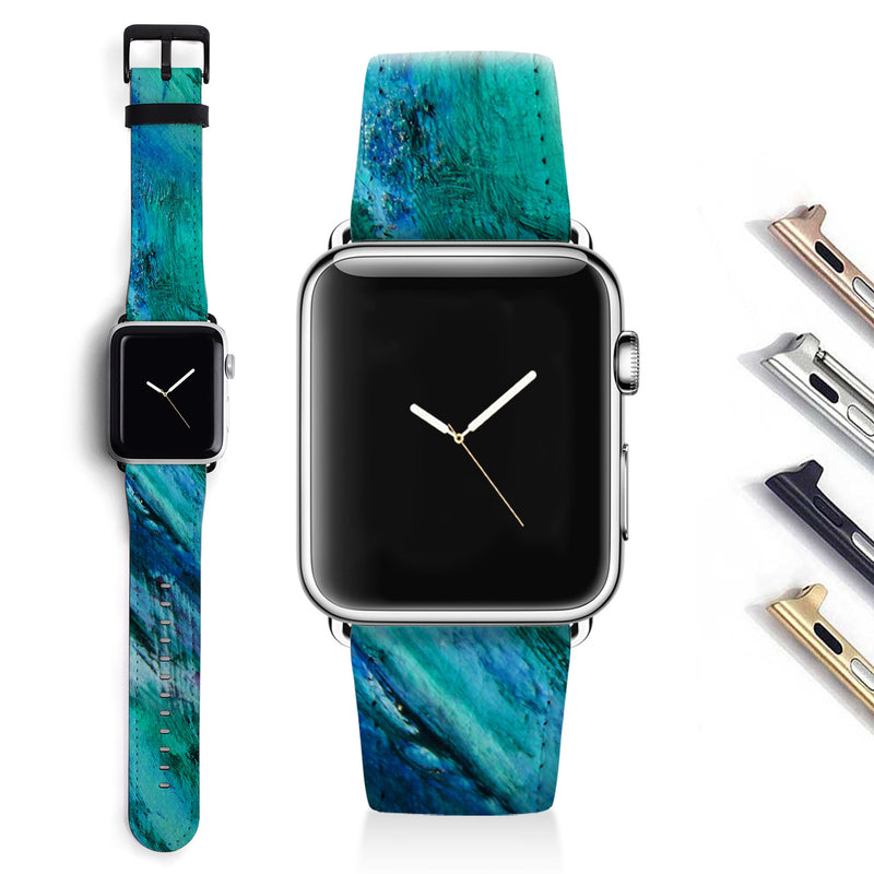 Abstract Designer Apple watch band S040 - Decouart