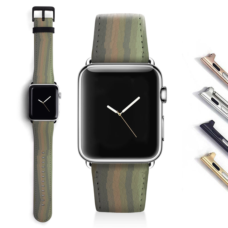 Earth tone Designer Apple watch band S049 - Decouart