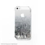 Tokyo cityscape clear printed iPhone case S049