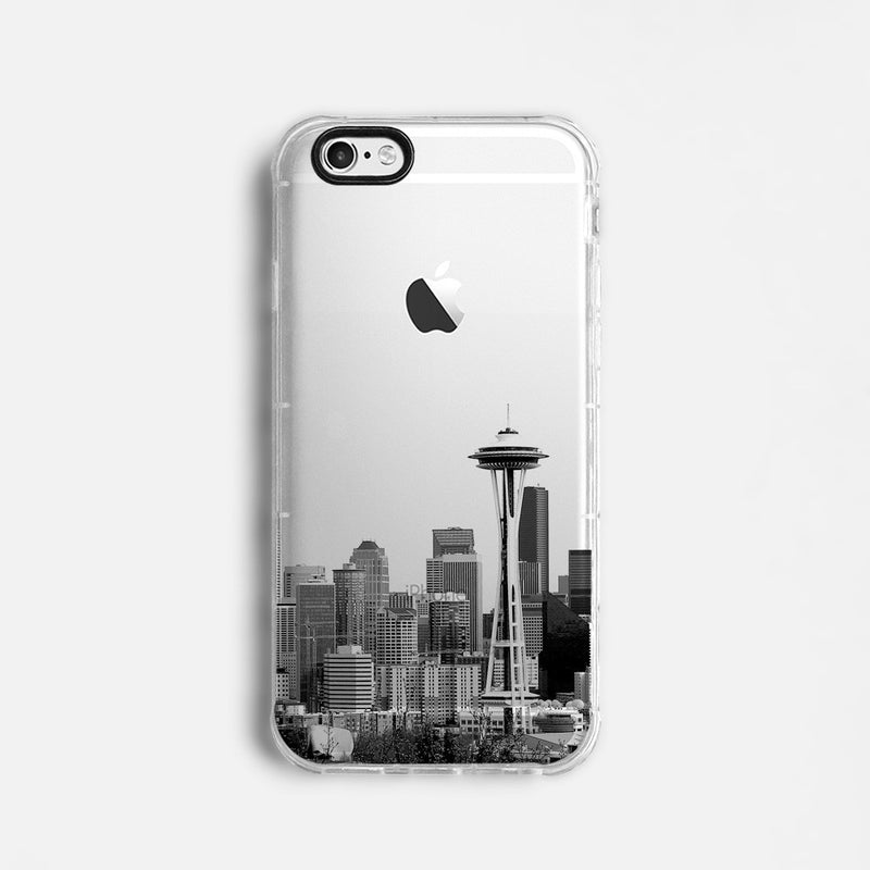 Seattle skyline iPhone 11 case C061 - Decouart