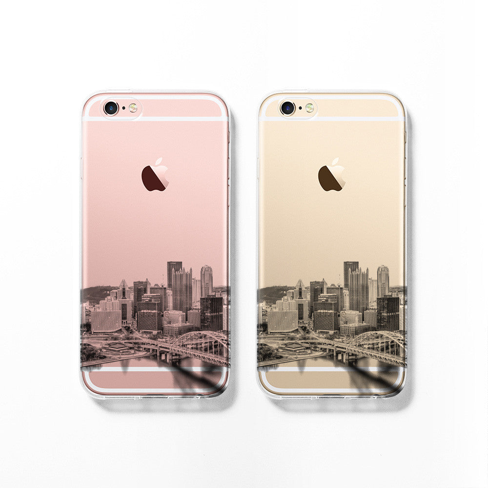 Pittsburgh skyline iPhone 11 case C066 - Decouart