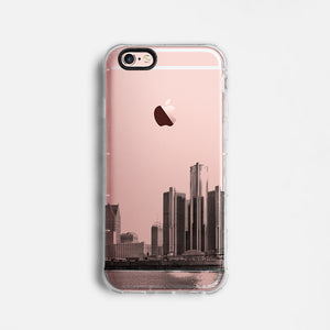 Detroit skyline iPhone 11 case C070 - Decouart
