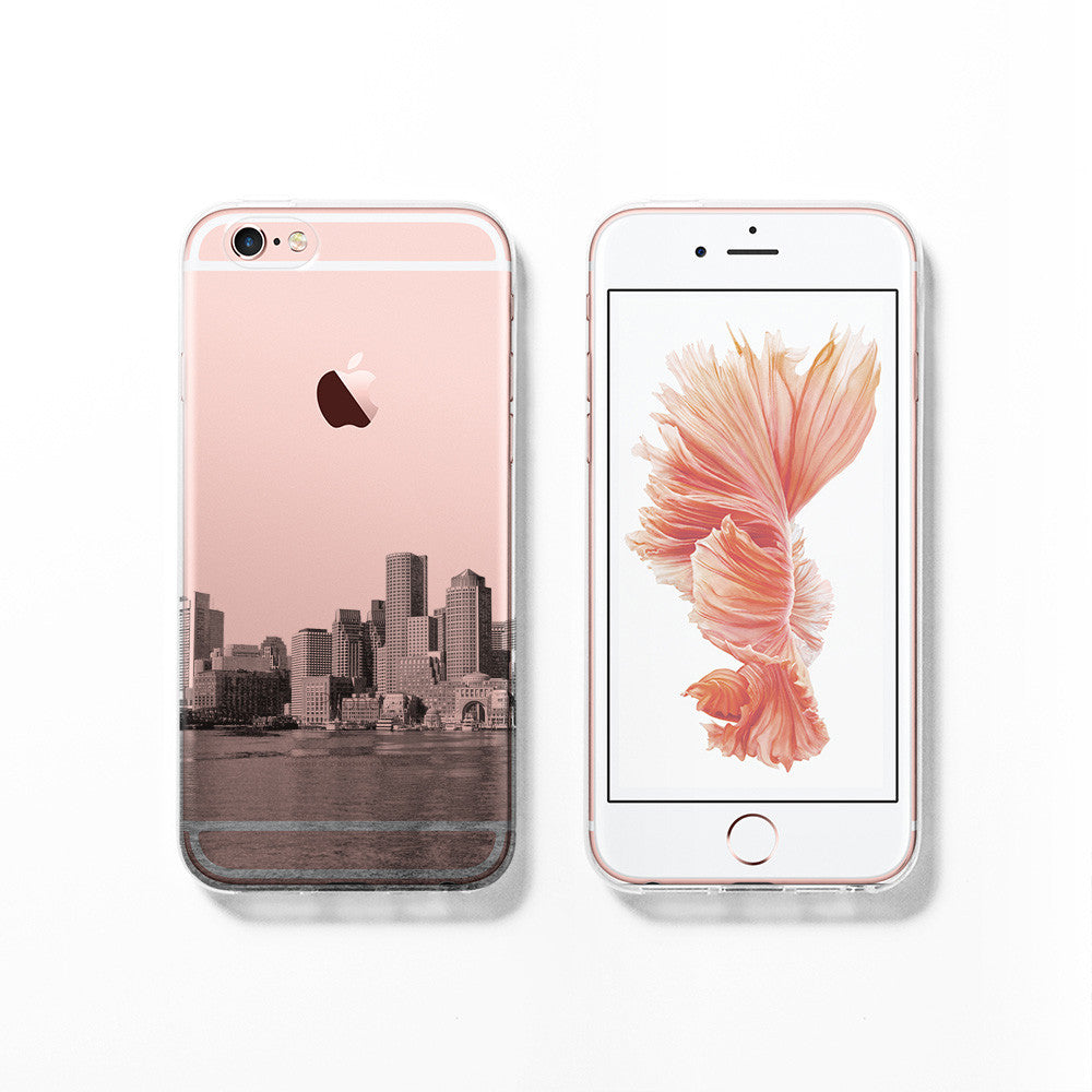 Boston skyline iPhone 11 case C071 - Decouart