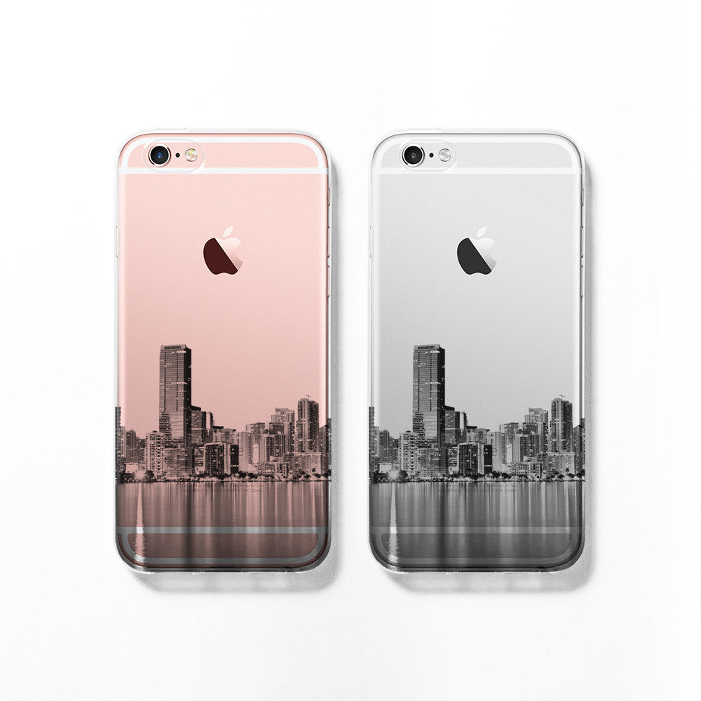 Miami skyline iPhone 11 case C075 - Decouart