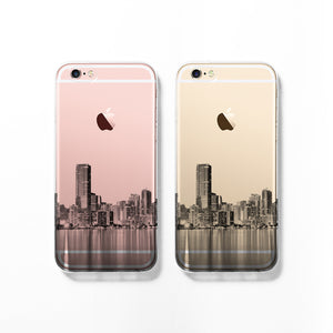 Miami skyline iPhone 11 case C075 - Decouart