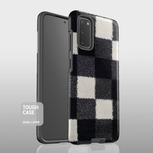Black and white checkers Samsung case S293B - Decouart