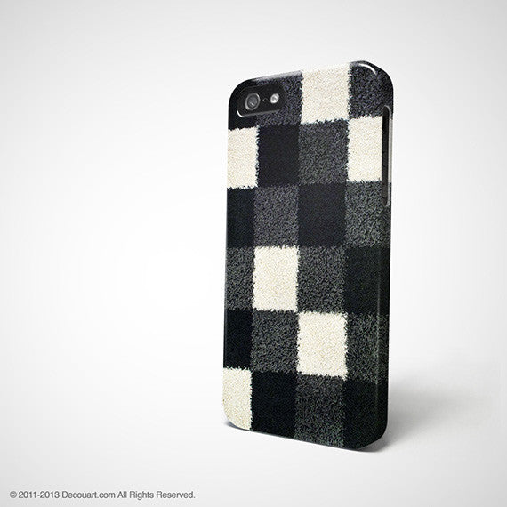 Black and white checkers iPhone 11 case S293B - Decouart