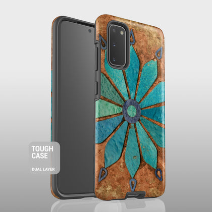 Mint floral Samsung case S329 - Decouart