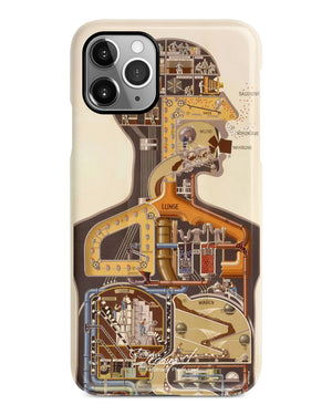 Human factory illustration iPhone 11 case S344 - Decouart
