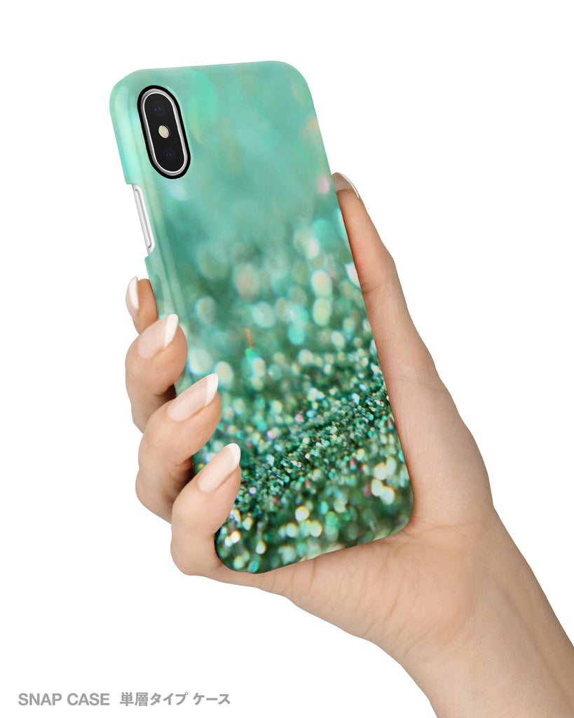 Mint sparkle iPhone 11 case S384B - Decouart