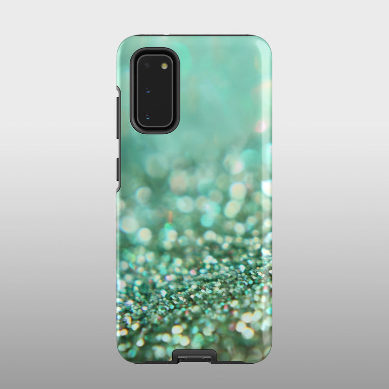 Mint sparkle Samsung case S384B - Decouart