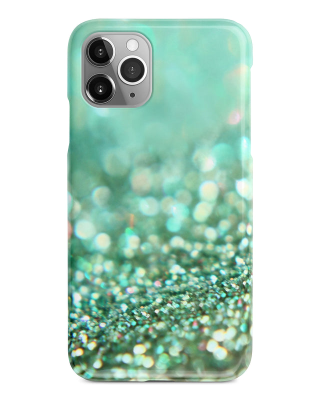 Mint sparkle iPhone 11 case S384B - Decouart