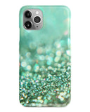 Mint sparkle iPhone 14 case S384B