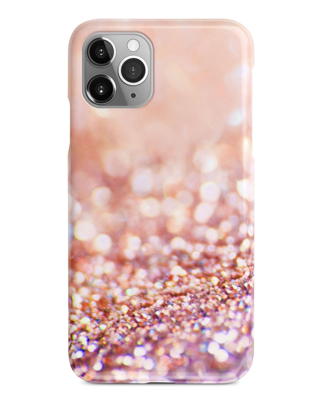 Peach sparkle iPhone 11 case S384D - Decouart