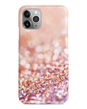 Peach sparkle iPhone 14 case S384D