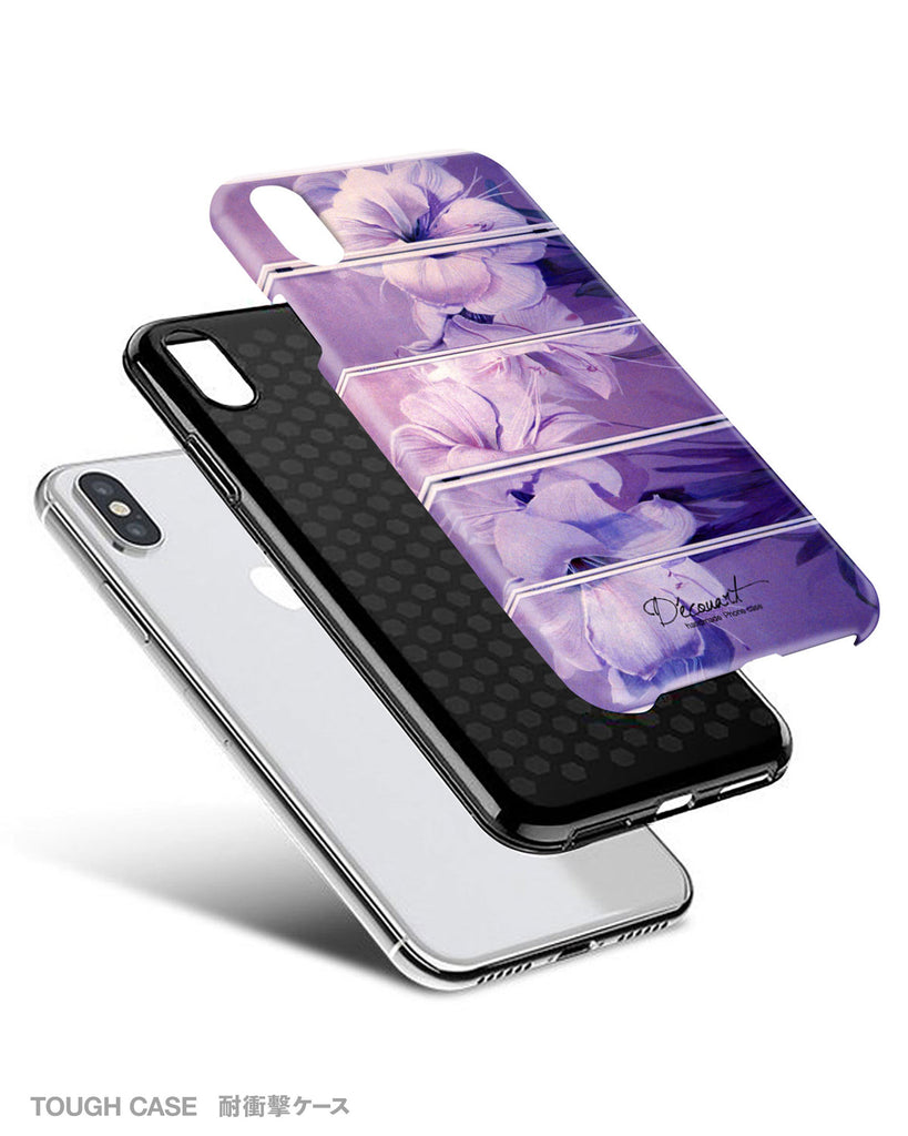 Violet floral iPhone 11 case S407 - Decouart