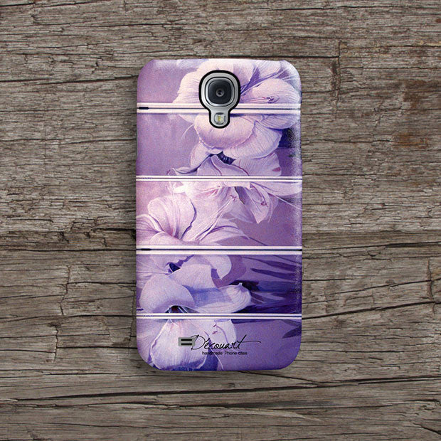 Violet floral iPhone 11 case S407 - Decouart
