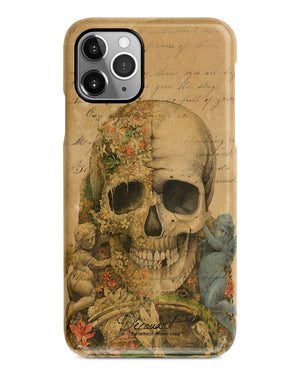 Vintage skull illustration iPhone 11 case S428 - Decouart