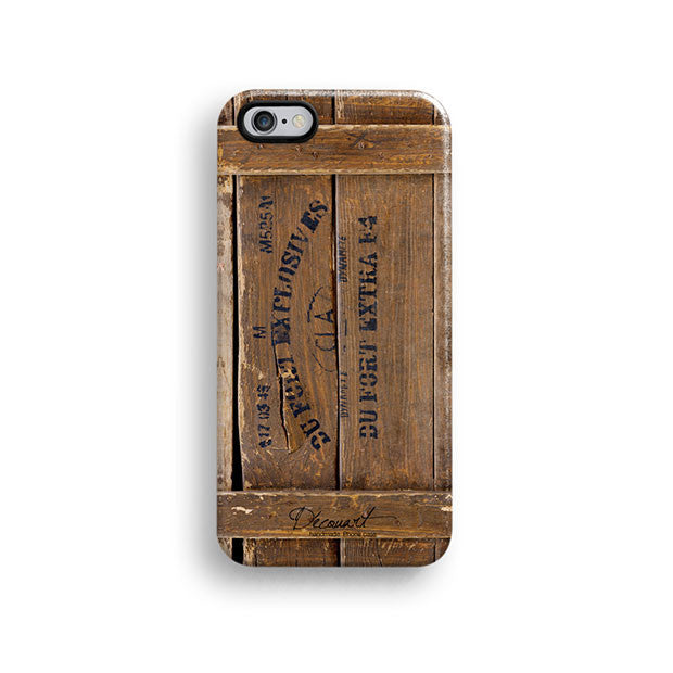 Wood crates iPhone 11 case S437 - Decouart