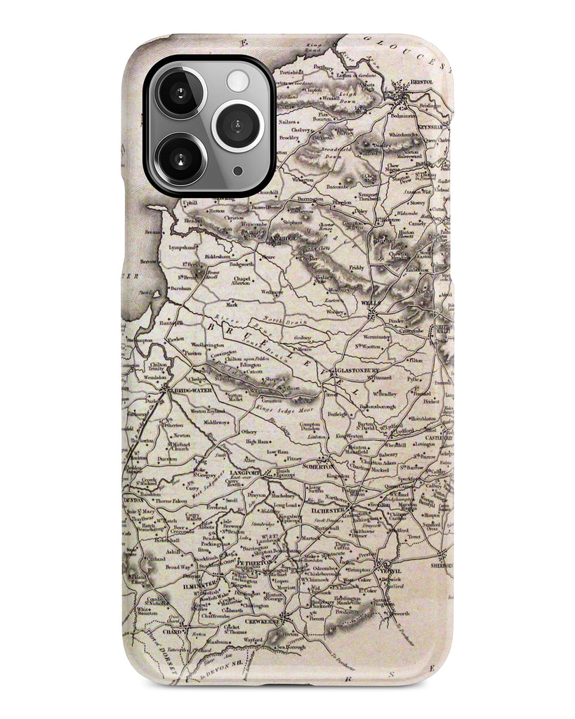 Vintage map iPhone 11 case S451 - Decouart
