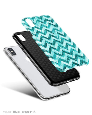 Mint grunge chevron iPhone 11 case S466 - Decouart