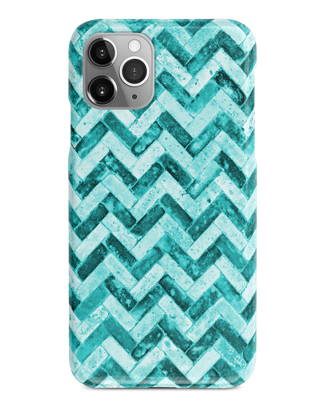 Mint grunge chevron iPhone 11 case S466 - Decouart