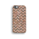 Papaya grunge chevron iPhone 11 case S467B - Decouart